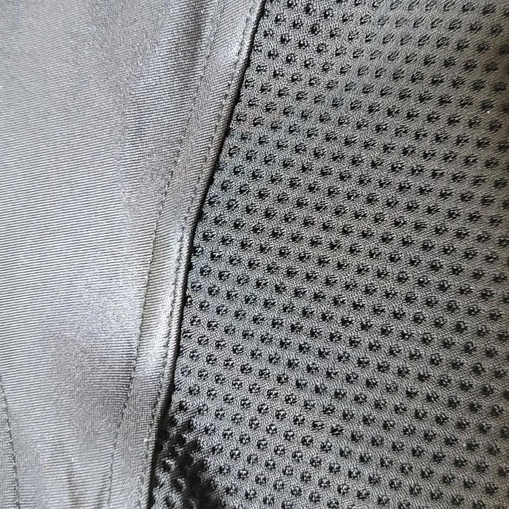 Black Waffle Weave Full Length High-rise Leggings Women's Size Medium - Picture 11 of 11